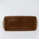 LOUIS VUITTON Monogram Vernis Reade PM Hand Bag Bronze M91146 LV Auth 144988-5