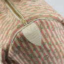 LOUIS VUITTON Monogram Mini Lin Croisette Speedy 30 Bag Pink M95501 Auth 144993-18