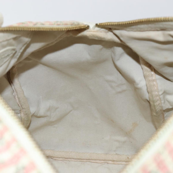 LOUIS VUITTON Monogram Mini Lin Croisette Speedy 30 Bag Pink M95501 Auth 144993