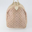 LOUIS VUITTON Monogram Mini Lin Croisette Speedy 30 Bag Pink M95501 Auth 144993-3