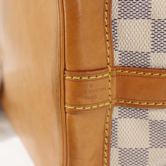 LOUIS VUITTON Damier Azur Noe BB Shoulder Bag N41220 LV Auth 144999