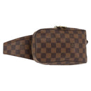 LOUIS VUITTON Damier Ebene Geronimos Shoulder Bag N51994 LV Auth 145000-1