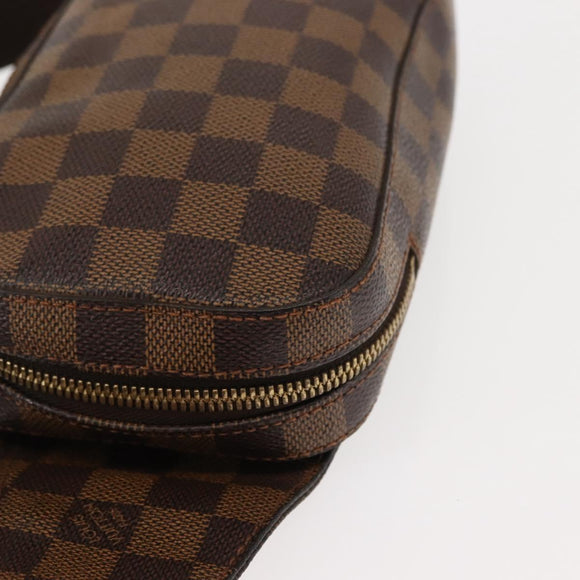 LOUIS VUITTON Damier Ebene Geronimos Shoulder Bag N51994 LV Auth 145000