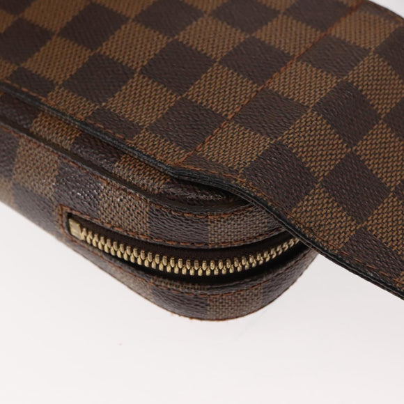 LOUIS VUITTON Damier Ebene Geronimos Shoulder Bag N51994 LV Auth 145000