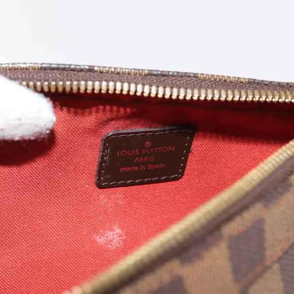 LOUIS VUITTON Damier Ebene Geronimos Shoulder Bag N51994 LV Auth 145000