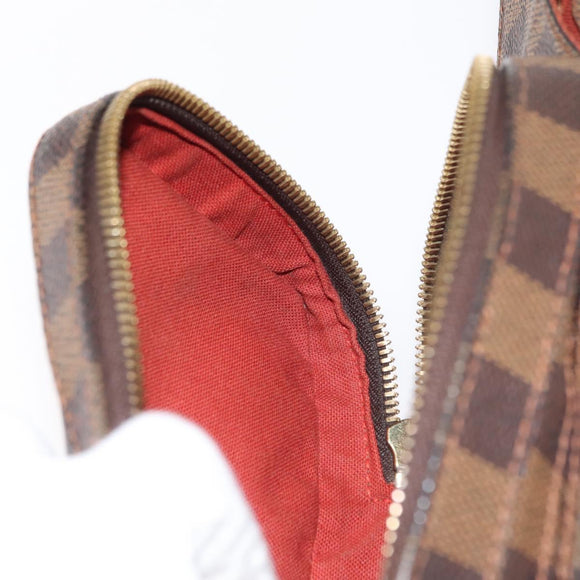 LOUIS VUITTON Damier Ebene Geronimos Shoulder Bag N51994 LV Auth 145000