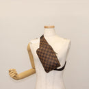 LOUIS VUITTON Damier Ebene Geronimos Shoulder Bag N51994 LV Auth 145000-23