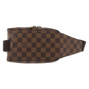 LOUIS VUITTON Damier Ebene Geronimos Shoulder Bag N51994 LV Auth 145000-2