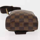 LOUIS VUITTON Damier Ebene Geronimos Shoulder Bag N51994 LV Auth 145000-3