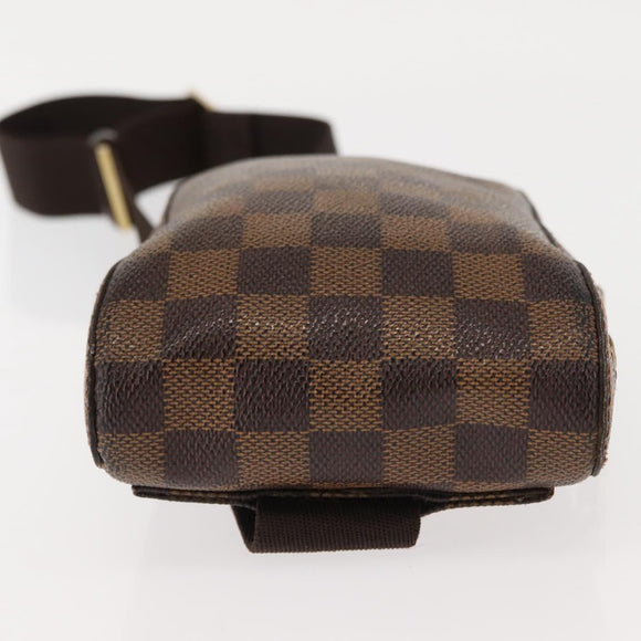 LOUIS VUITTON Damier Ebene Geronimos Shoulder Bag N51994 LV Auth 145000