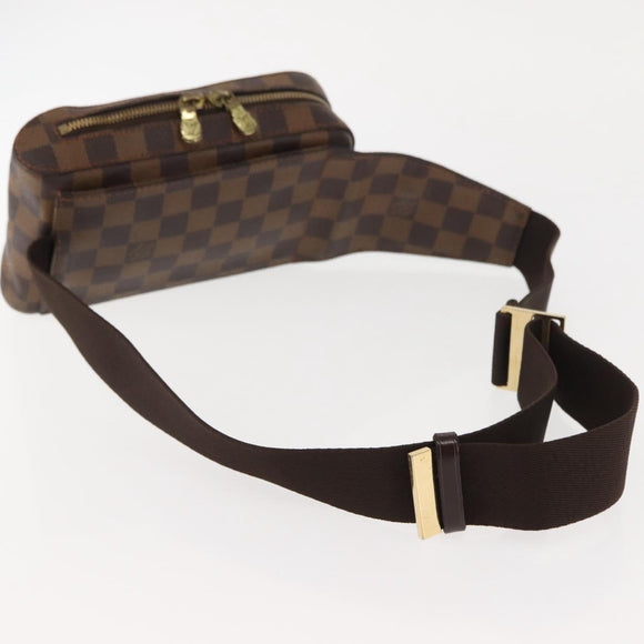 LOUIS VUITTON Damier Ebene Geronimos Shoulder Bag N51994 LV Auth 145000