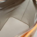 LOUIS VUITTON Monogram Vernis Houston Hand Bag Beige M91004 LV Auth 145003-18