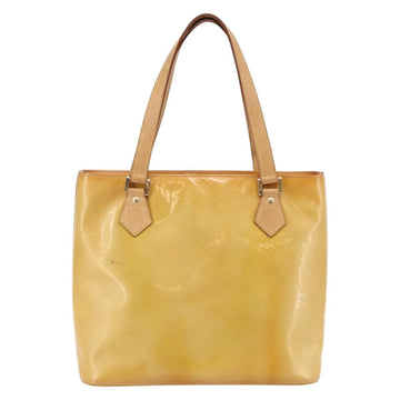 LOUIS VUITTON Monogram Vernis Houston Hand Bag Beige M91004 LV Auth 145003 - 0