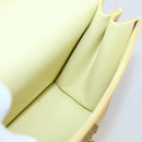 LOUIS VUITTON Monogram Vernis Spring Street Bag Lime Yellow M91068 Auth 145004-21