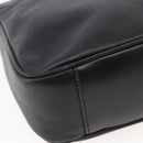 GUCCI Bamboo Shoulder Bag Leather 2way Black Gold 001 1705 1638 Auth 145008-15