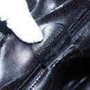 GUCCI Bamboo Shoulder Bag Leather 2way Black Gold 001 1705 1638 Auth 145008-22