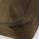 PRADA Shoulder Bag Nylon Khaki Silver Auth 145010-11