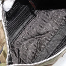 PRADA Shoulder Bag Nylon Khaki Silver Auth 145010-17