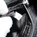 PRADA Shoulder Bag Nylon Khaki Silver Auth 145010-22