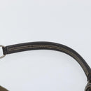 PRADA Shoulder Bag Nylon Khaki Silver Auth 145010-8