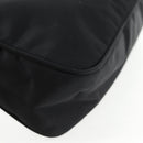PRADA Hand Bag Nylon Black Silver Auth 145021V-12