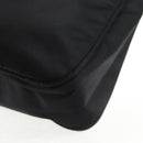 PRADA Hand Bag Nylon Black Silver Auth 145021V-13