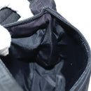 PRADA Hand Bag Nylon Black Silver Auth 145021V-19