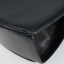 Salvatore Ferragamo Hand Bag Leather Navy Gold Auth 145028-15