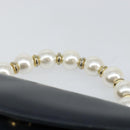 Salvatore Ferragamo Hand Bag Leather Navy Gold Auth 145028-8