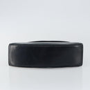 Salvatore Ferragamo Hand Bag Leather Navy Gold Auth 145028-5