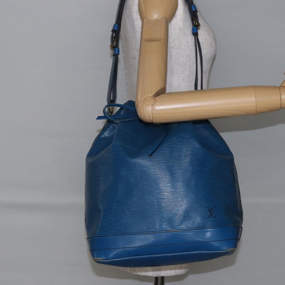 LOUIS VUITTON Epi Noe Shoulder Bag Toledo Blue M44005 LV Auth 145031