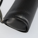 LOUIS VUITTON Epi Soufflot Pouch Black LV Auth 145034-14