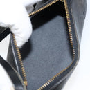 LOUIS VUITTON Epi Soufflot Pouch Black LV Auth 145034-11