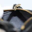 LOUIS VUITTON Epi Soufflot Pouch Black LV Auth 145034-19