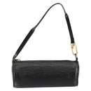 LOUIS VUITTON Epi Soufflot Pouch Black LV Auth 145034-13