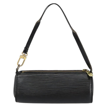 LOUIS VUITTON Epi Soufflot Pouch Black LV Auth 145034 - 0