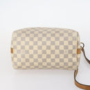LOUIS VUITTON Damier Azur Speedy Bandouliere 25 Hand Bag N41000 LV Auth 145036-5