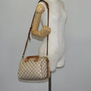 LOUIS VUITTON Damier Azur Speedy Bandouliere 25 Hand Bag N41000 LV Auth 145036-25