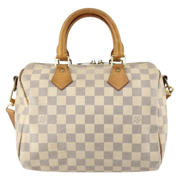 LOUIS VUITTON Damier Azur Speedy Bandouliere 25 Hand Bag N41000 LV Auth 145036 - 0