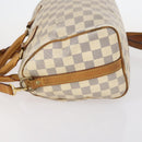 LOUIS VUITTON Damier Azur Speedy Bandouliere 25 Hand Bag N41000 LV Auth 145036-4