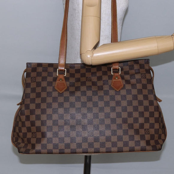 LOUIS VUITTON Damier Ebene Colombine Bag 100th anniversary N99037 Auth 145038