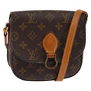 LOUIS VUITTON Monogram Saint Cloud PM Shoulder Bag M51244 LV Auth 145043-1