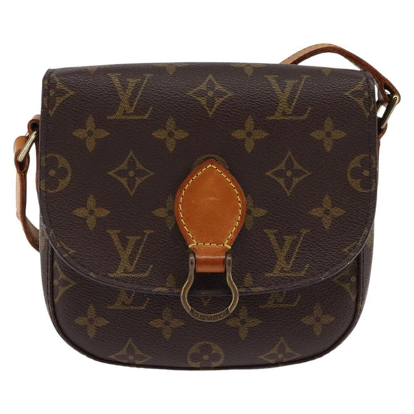 LOUIS VUITTON Monogram Saint Cloud PM Shoulder Bag M51244 LV Auth 145043