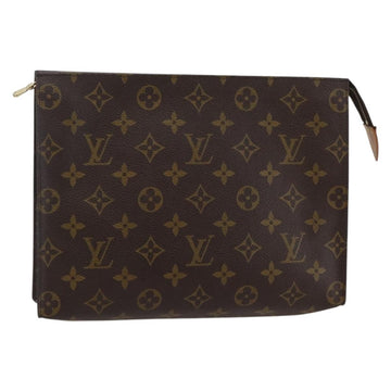 LOUIS VUITTON Monogram Poche Toilette 26 Pouch M47542 LV Auth 145045