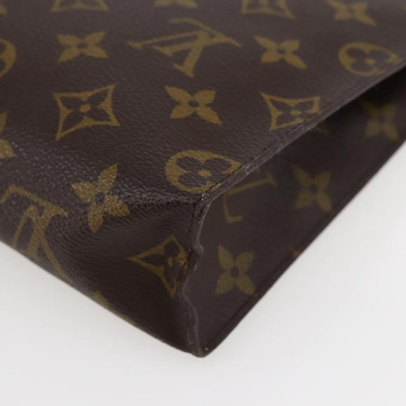 LOUIS VUITTON Monogram Poche Toilette 26 Pouch M47542 LV Auth 145045
