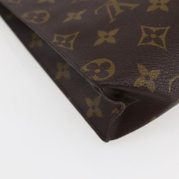 LOUIS VUITTON Monogram Poche Toilette 26 Pouch M47542 LV Auth 145045