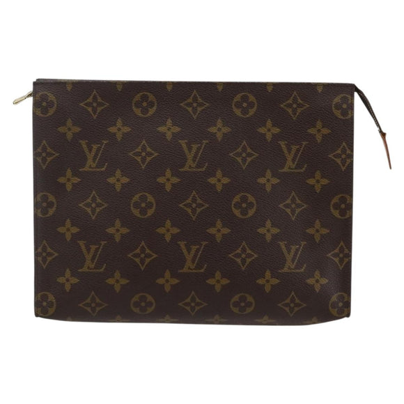 LOUIS VUITTON Monogram Poche Toilette 26 Pouch M47542 LV Auth 145045