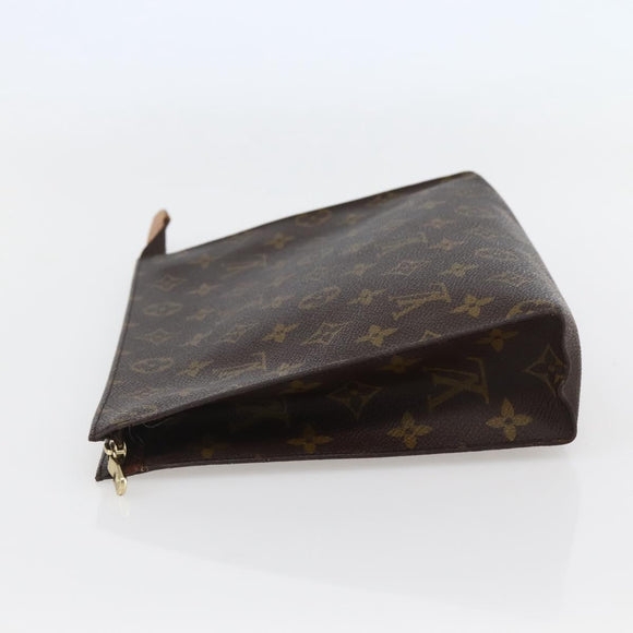 LOUIS VUITTON Monogram Poche Toilette 26 Pouch M47542 LV Auth 145045