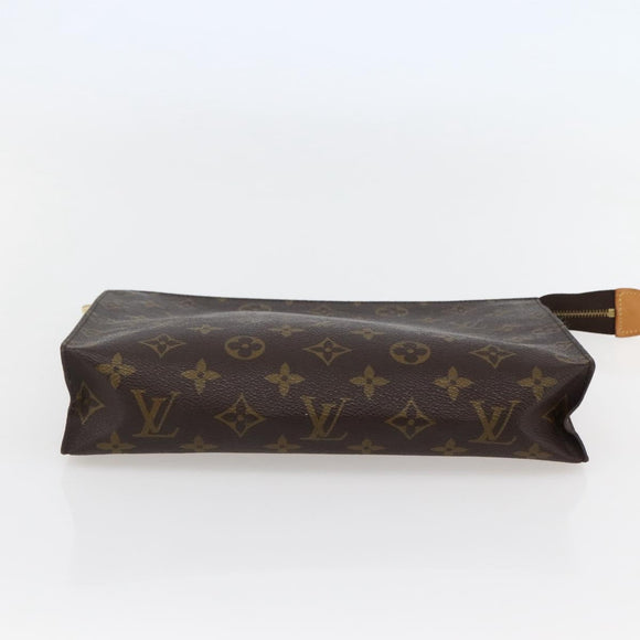 LOUIS VUITTON Monogram Poche Toilette 26 Pouch M47542 LV Auth 145045