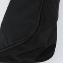PRADA Accessory Pouch Nylon Black Silver Auth 145046-14